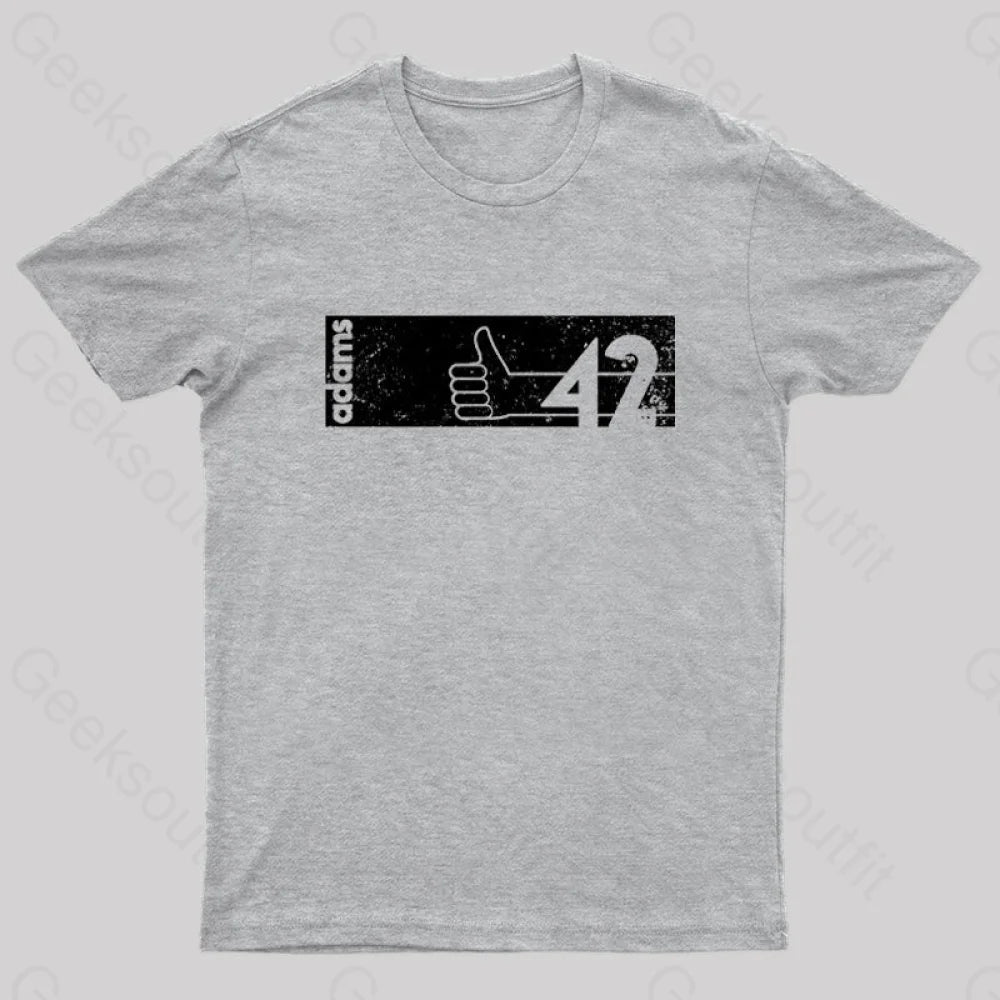 Minimalist SF: Adams Nerd T-Shirt Adventure