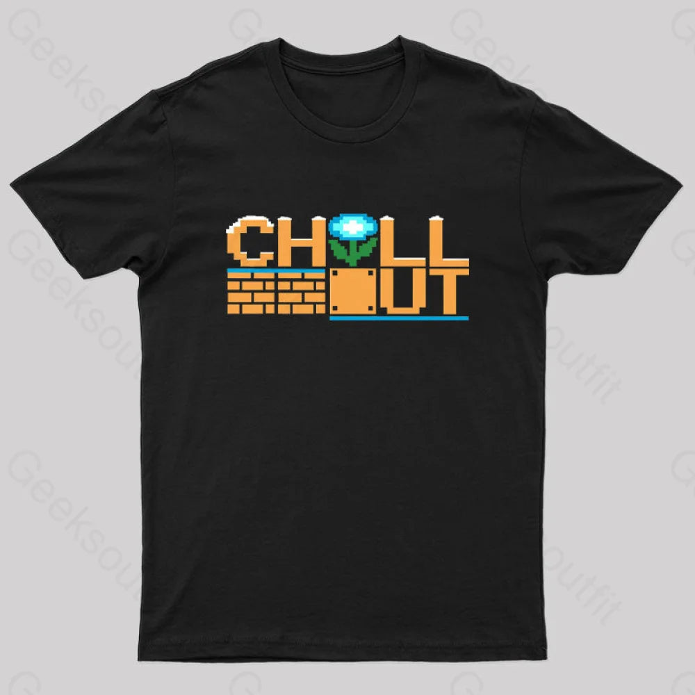 Chill Out Nerd T-Shirt Classic Women's Pin - striped