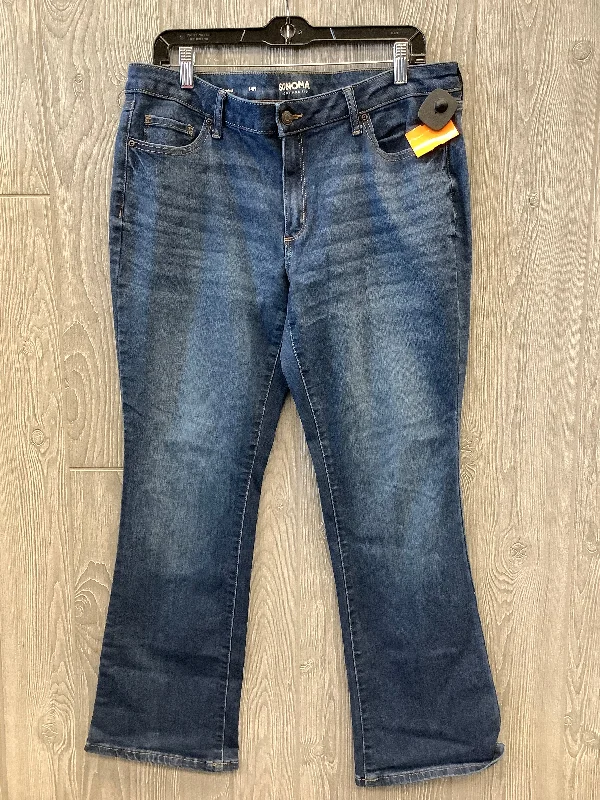 Jeans Boot Cut By Sonoma In Blue, Size: 14 Cozy Women's Sherpa - lined