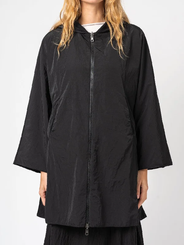 Oversize Hooded Cape Artistic Women's Hand - painted