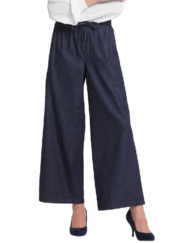 NYDJ Whitney Bay Blue Wash Ankle Crop Jean Refined Women's Velvet