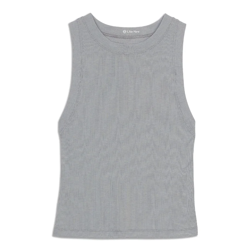 lululemon Lab Ribbed High-Neck Slim-Fit Tank Top - Resale Hip Women's Urban