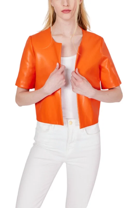Cropped Jacket In Orange European