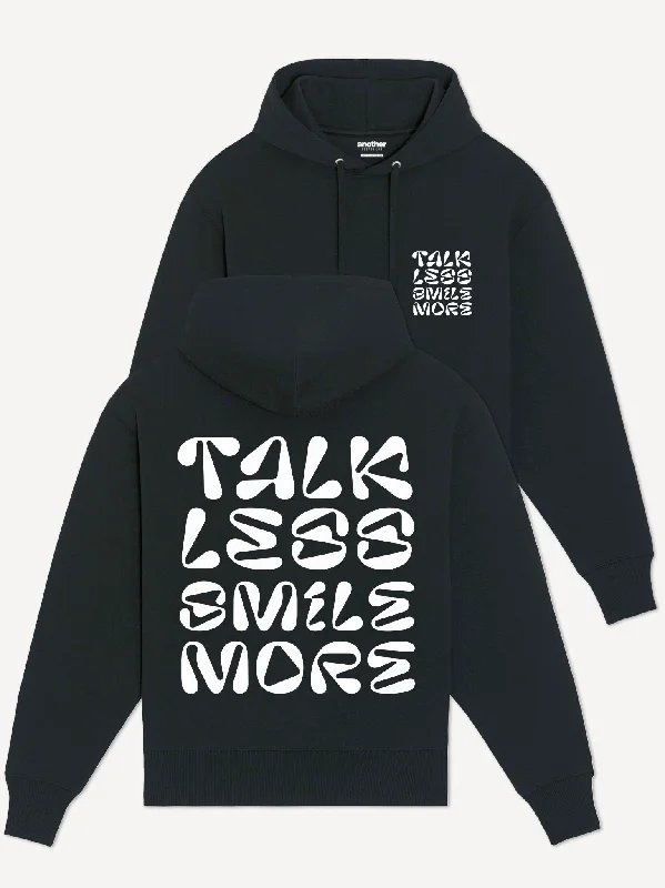 Smile More Hoodie Polished Women's Silk
