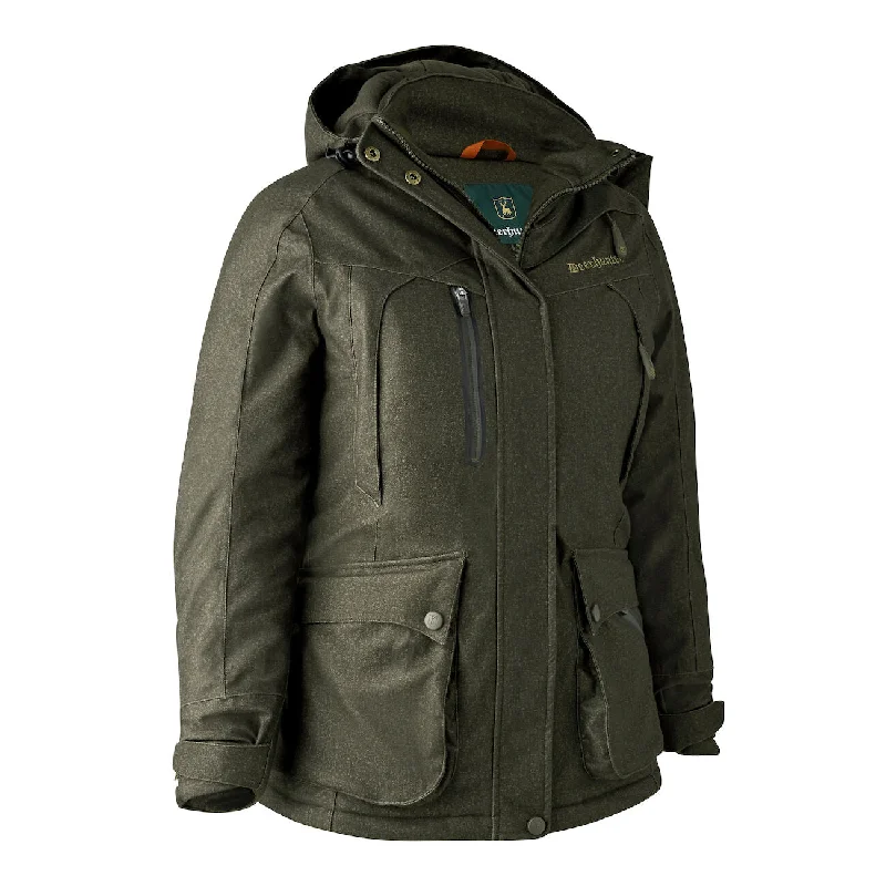 Deerhunter Lady Raven Winter Jacket - Elmwood Green (392) Luxurious Women's High -  end