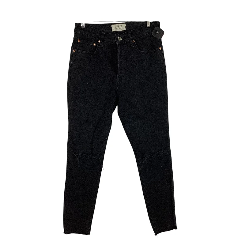Jeans Skinny By We The Free In Black Denim, Size: 6 (28) Confident Women's High - fashion