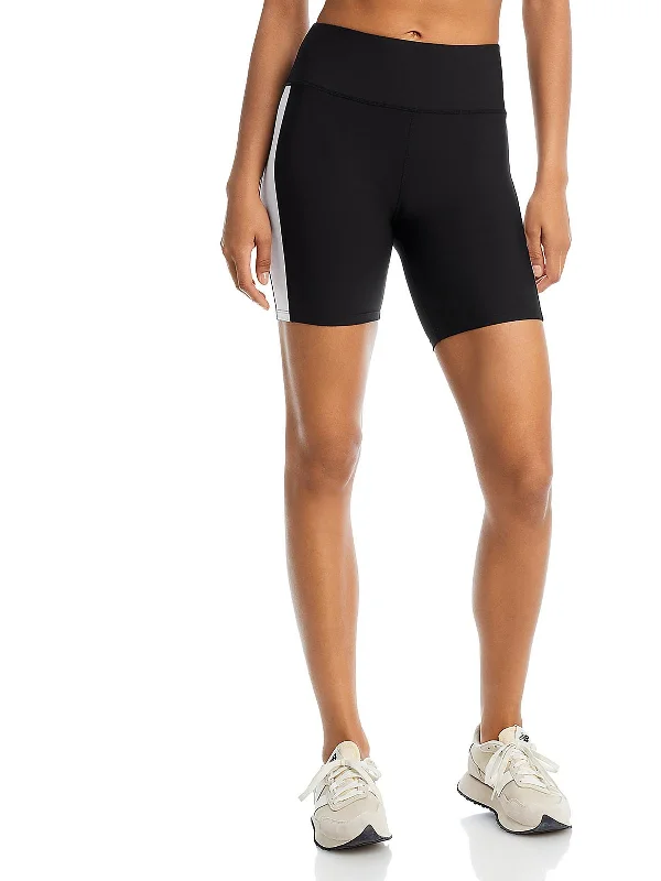 Womens Contrast Trim Polyester Bike Short Laid - back Women's Vibe