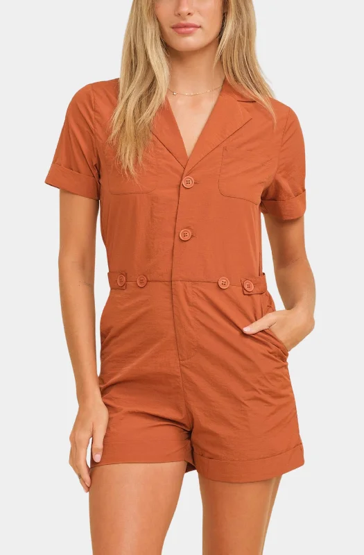 Naomi Romper Monochromatic Office Style