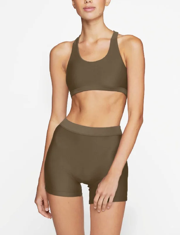 Cambria Top In Clay Polished Women's Silk