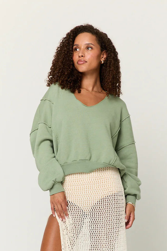 Project Social Hazel Scoop Sweatshirt Disco
